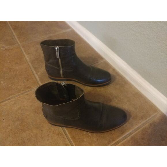 SHABBIES Amsterdam Leather Ankle Boots Size 36 US 5-5.5 - Picture 12 of 12